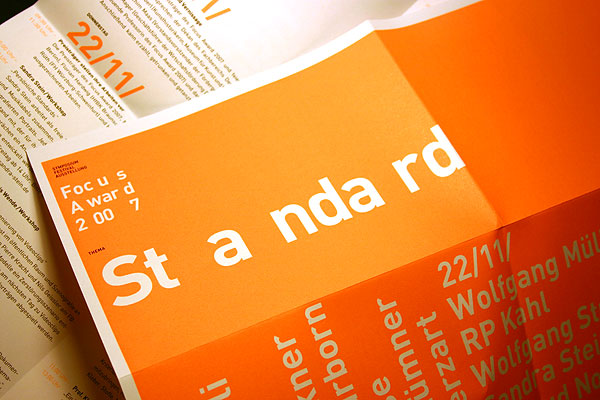 Poster ‘Focus Award 2007’